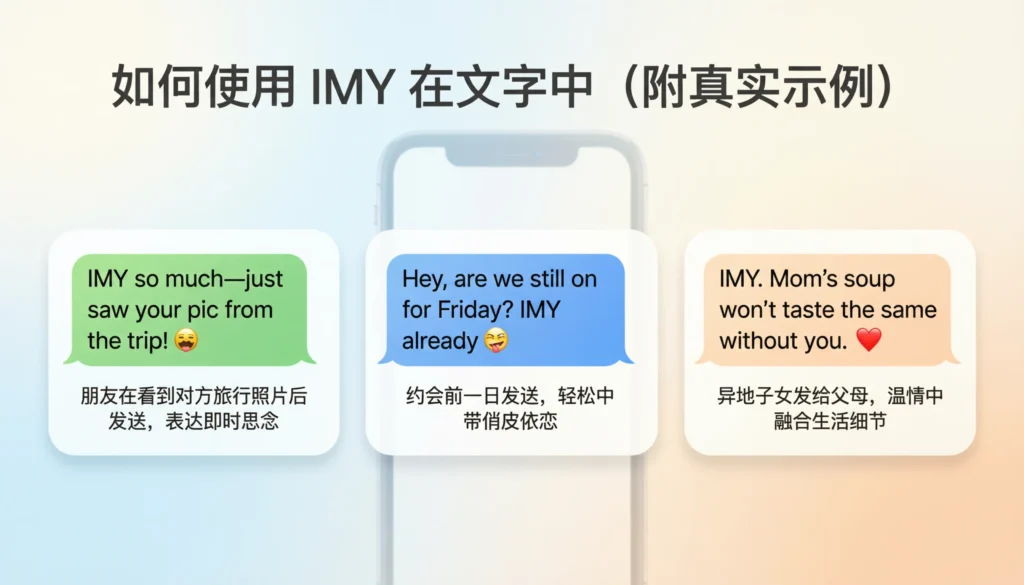 How to Use IMY in Text (With Real Examples)