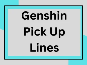 Read more about the article Genshin Pick Up Lines 💫