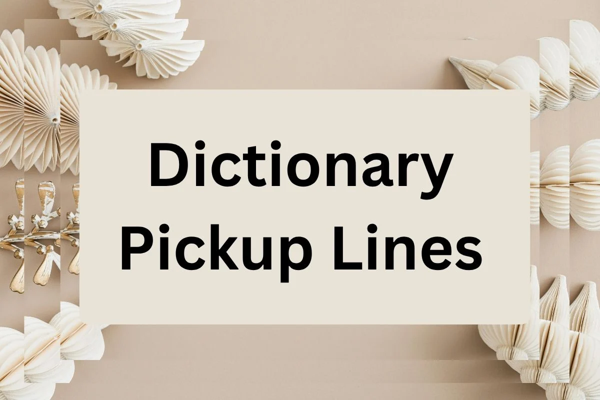 You are currently viewing 313 Dictionary Pickup Lines for express men or lady