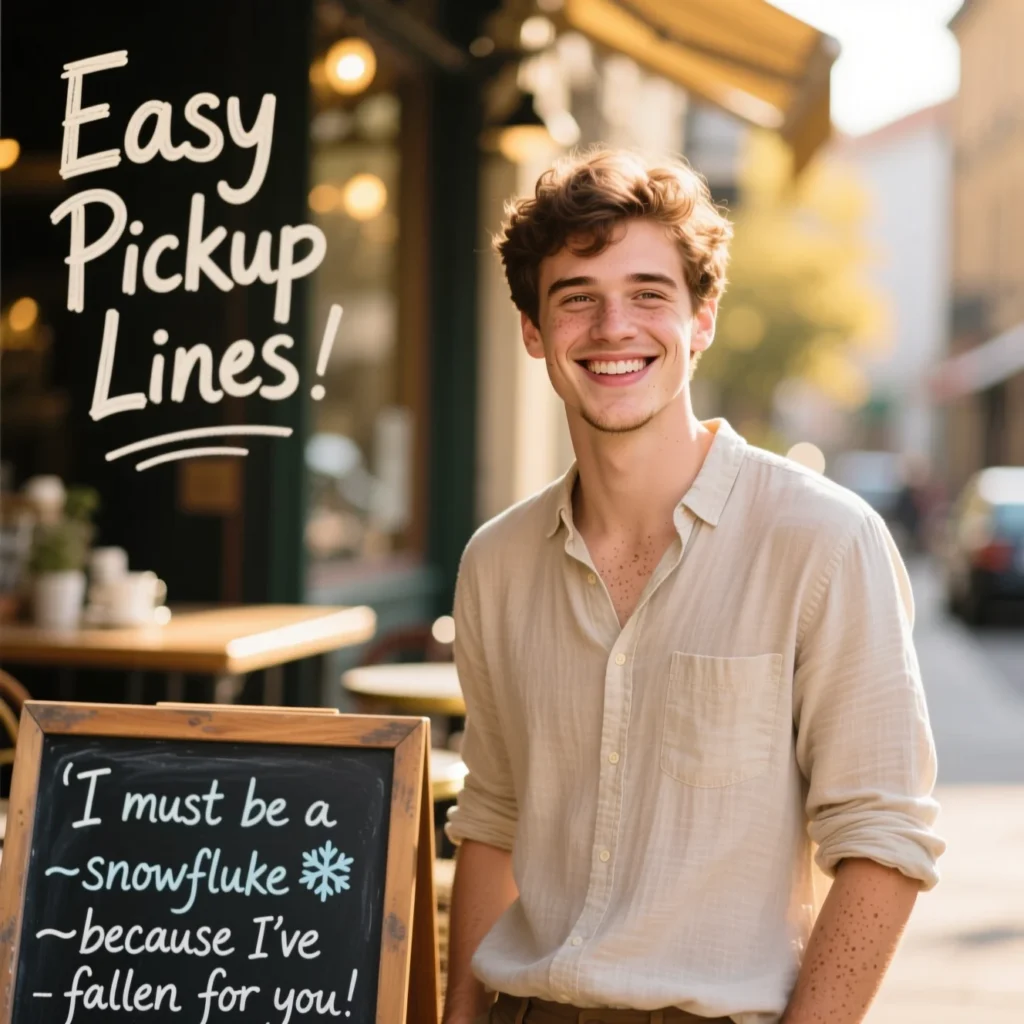 Easy pickup lines