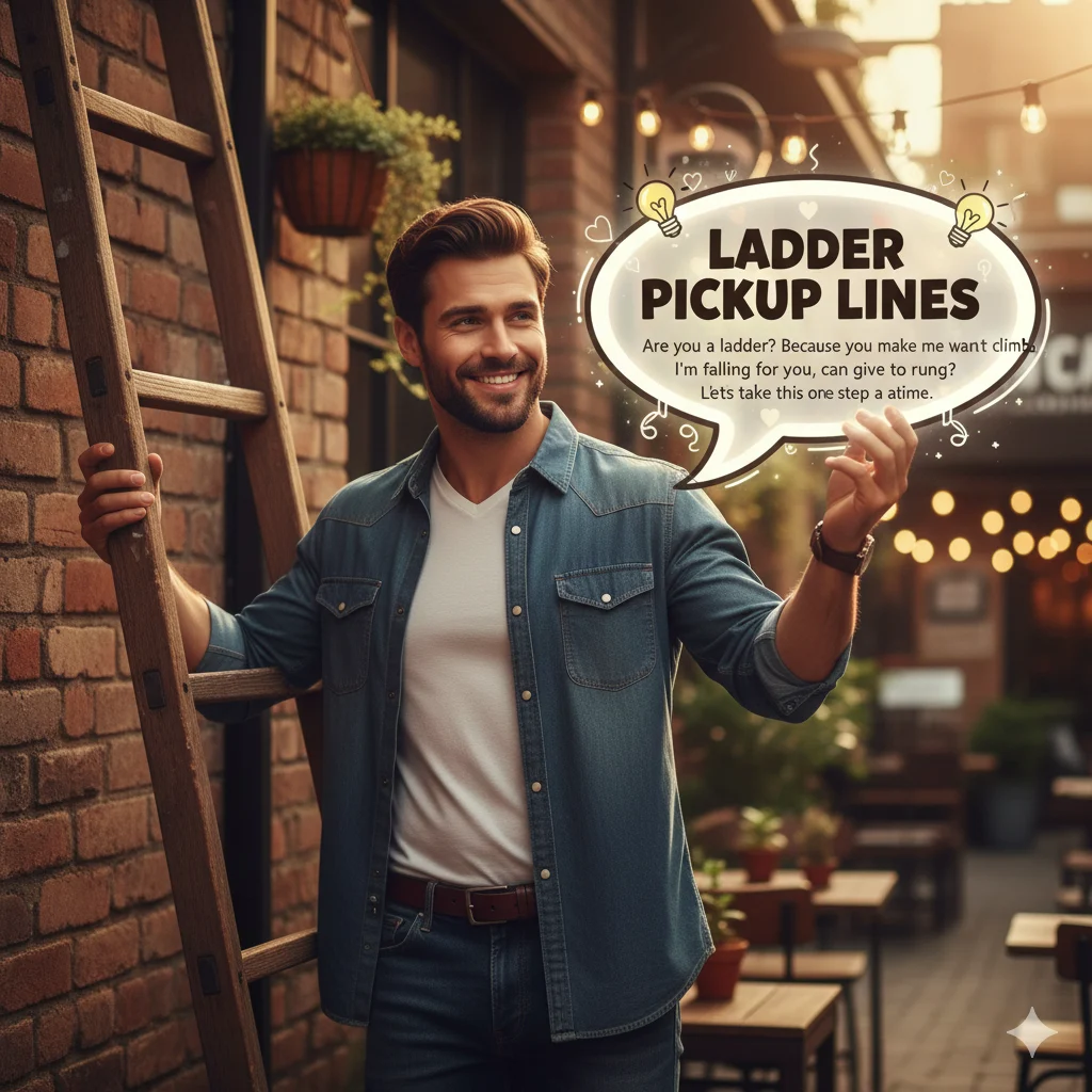 You are currently viewing Ladder Pick up Lines Reach New Heights of Fun