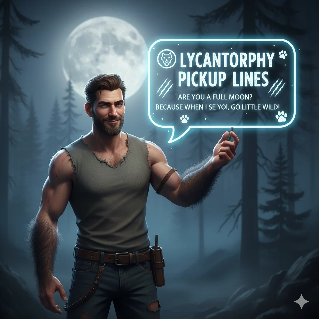 You are currently viewing Lycanthropy Pickup Lines to Charm Your Wolfish Crush