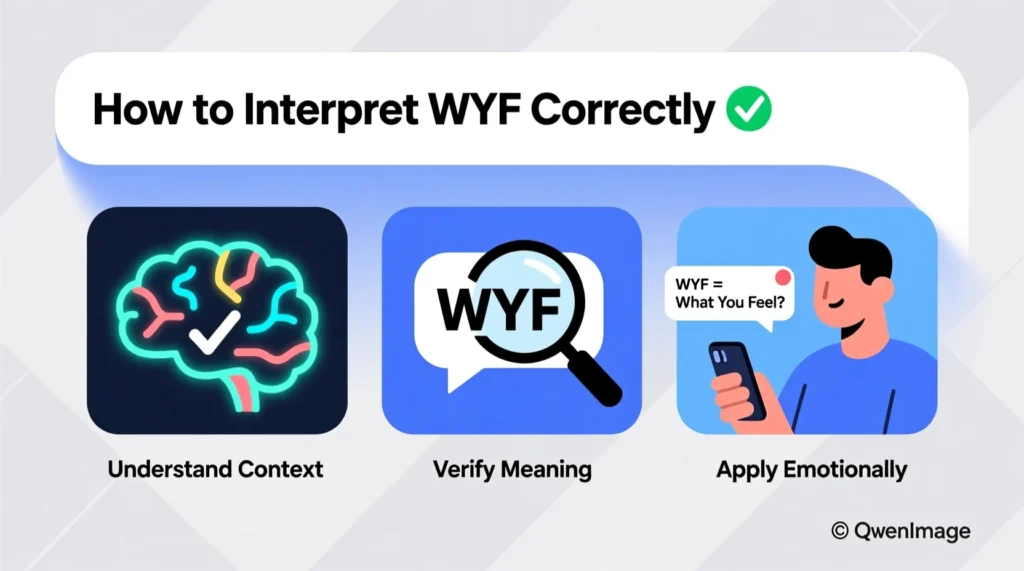 How to Interpret WYF Correctly