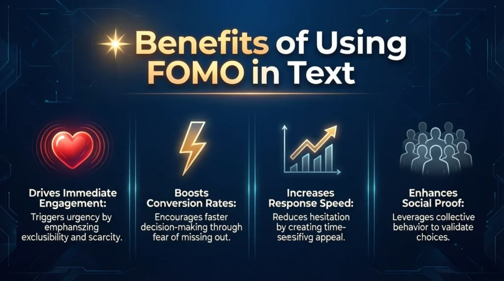 Benefits of Using FOMO in Text