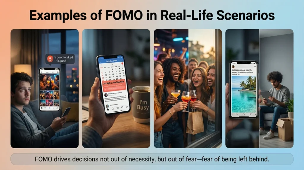 Examples of FOMO in Real-Life Scenarios