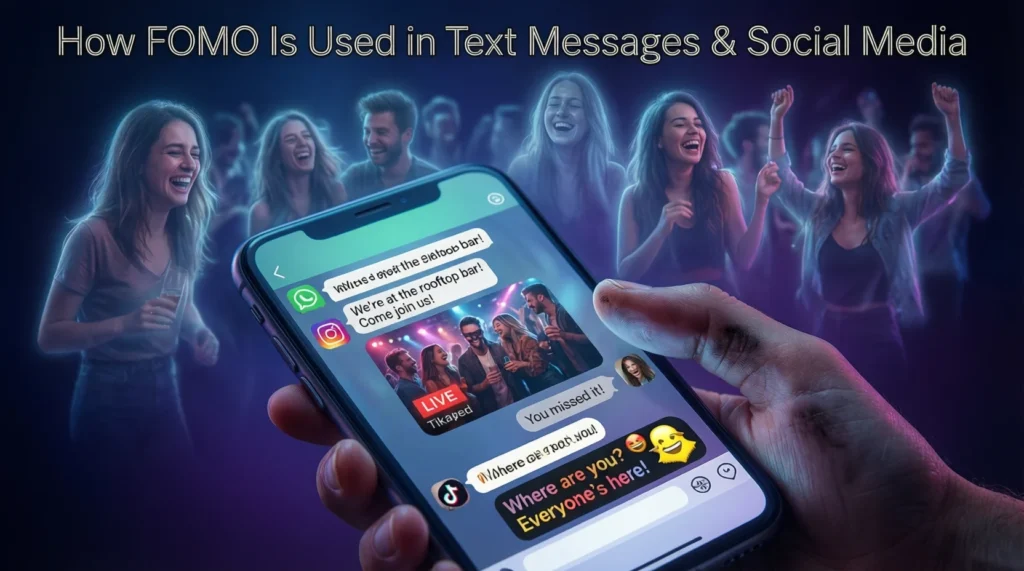 How FOMO Is Used in Text Messages & Social Media