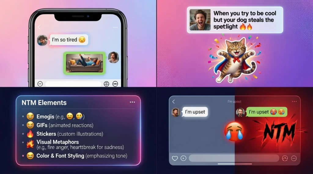 How NTM Is Used in Texting and Social Media