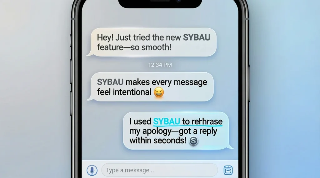 How SYBAU Is Used in Text Messages (Real Examples)
