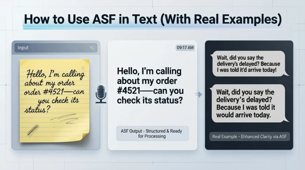 How to Use ASF in Text (With Real Examples)