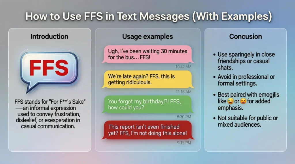 How to Use FFS in Text Messages