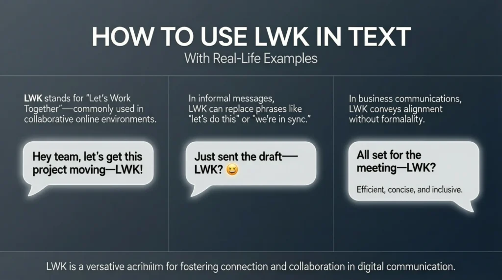 How to Use LWK in Text (With Real-Life Examples)