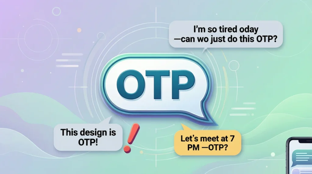 OTP Meaning in Text Conversations (With Examples)