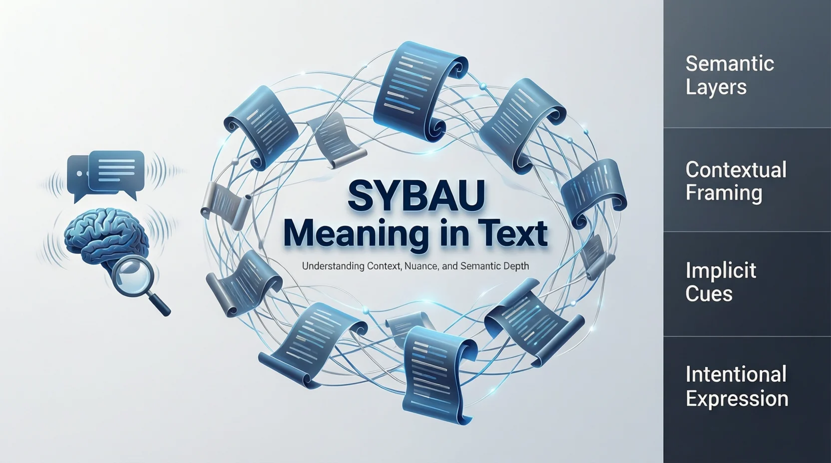 SYBAU Meaning in Text