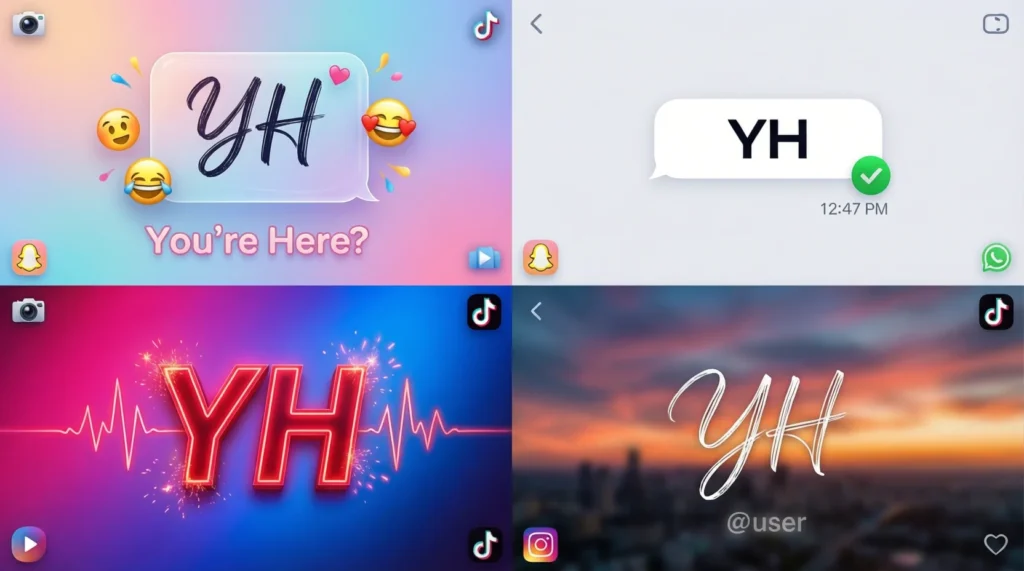 YH Meaning in Text Across Platforms