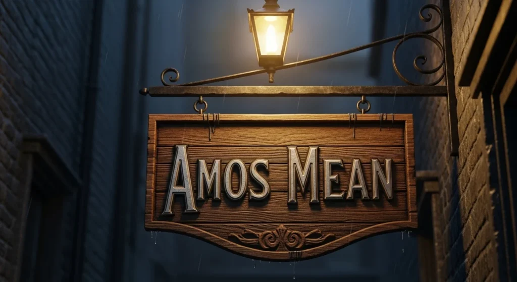 Amos Meaning in Text With Examples