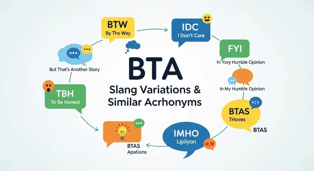 BTA Slang Variations & Similar Acronyms