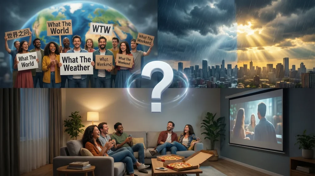 Different Meanings of WTW (Context Matters)