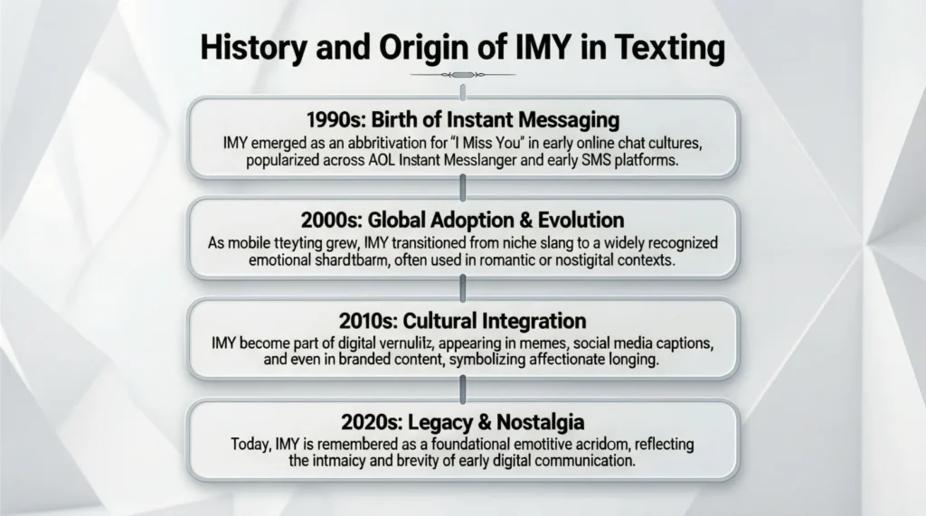 History and Origin of IMY in Texting