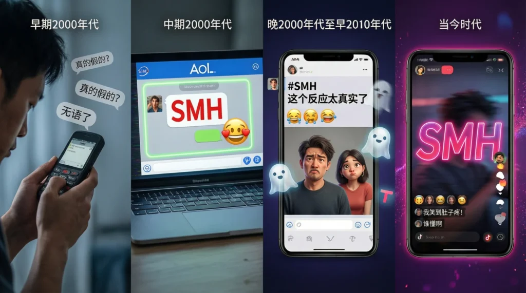 History of SMH in Texting and Internet Culture