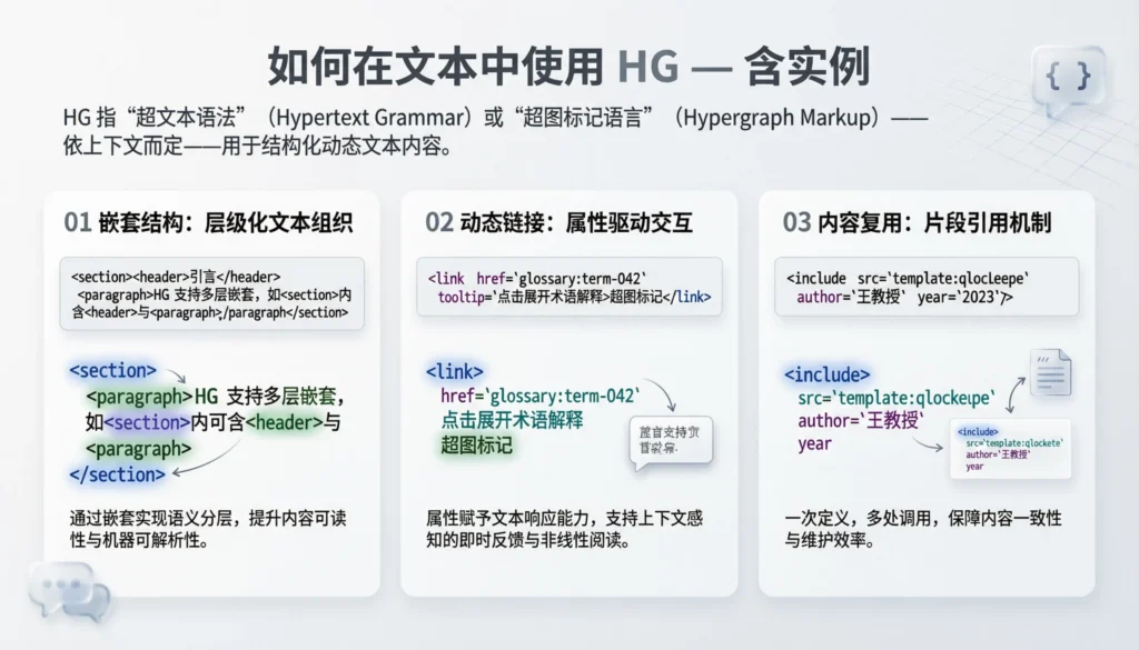 How to Use HG in Text — With Examples