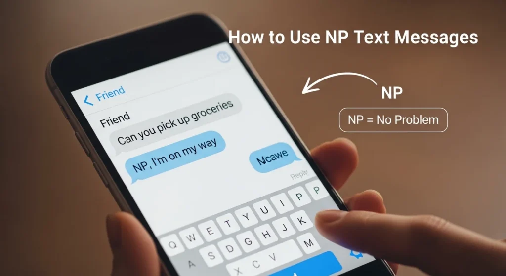 How to Use NP in Text Messages