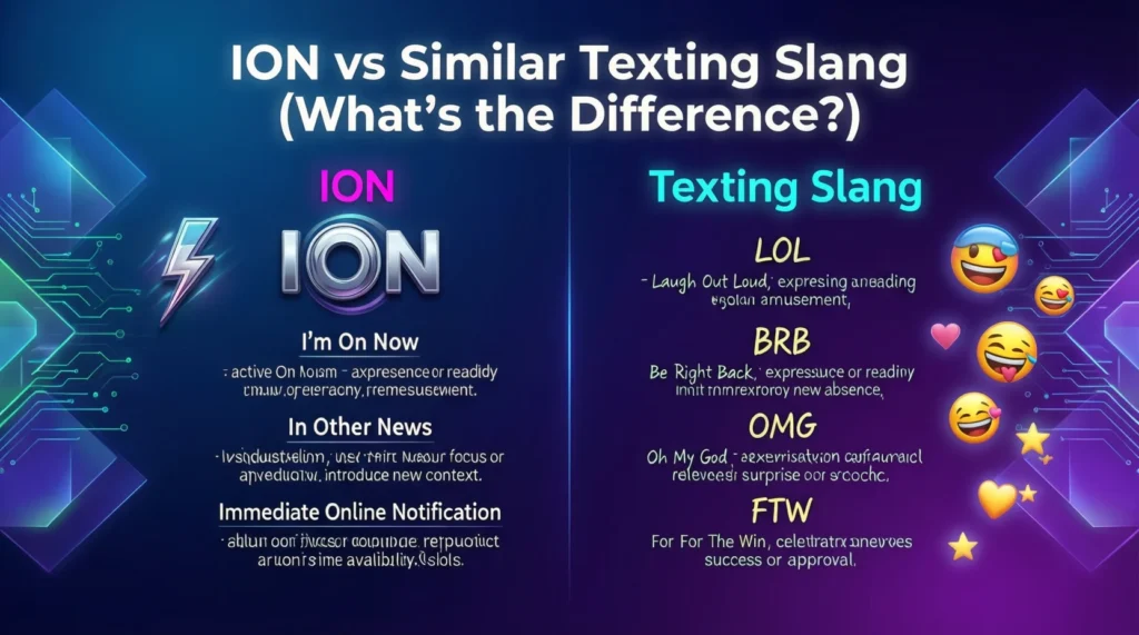 ION vs Similar Texting Slang (What’s the Difference?)