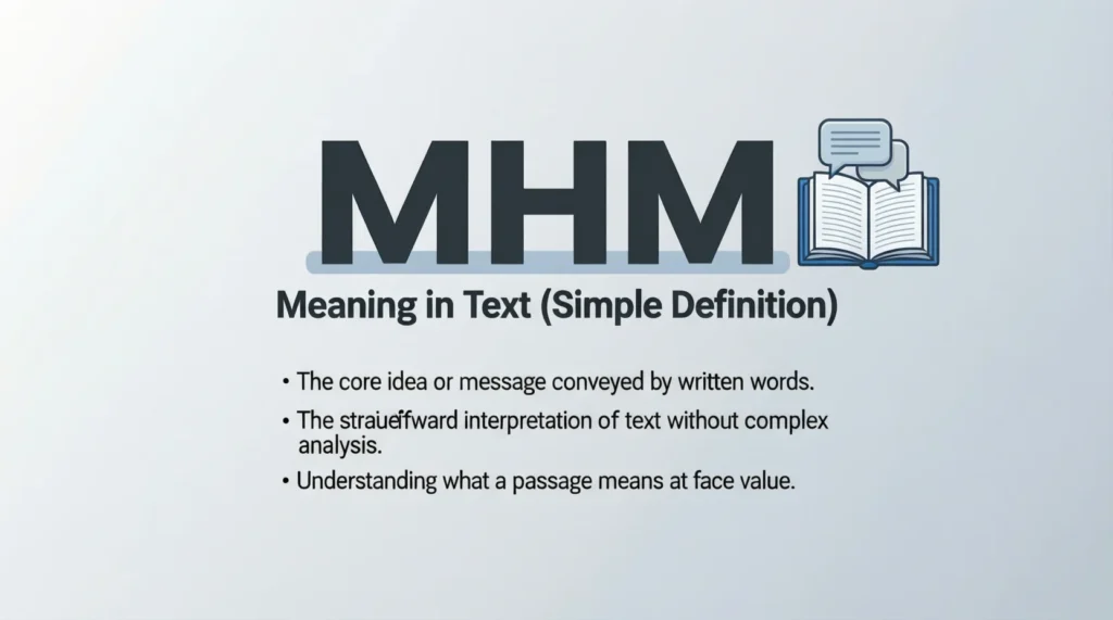 MHM Meaning in Text