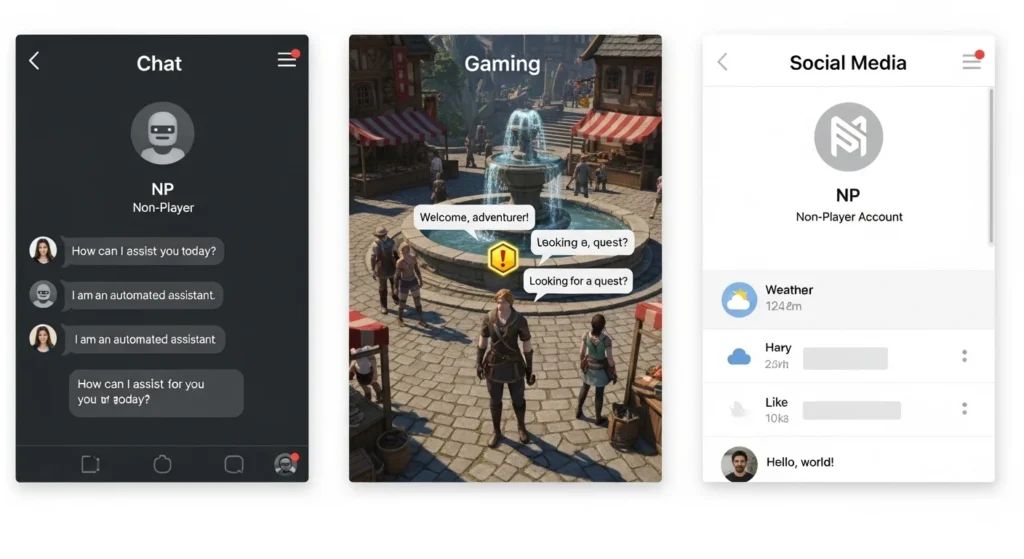 NP in Different Platforms: Chat, Social Media, and Gaming