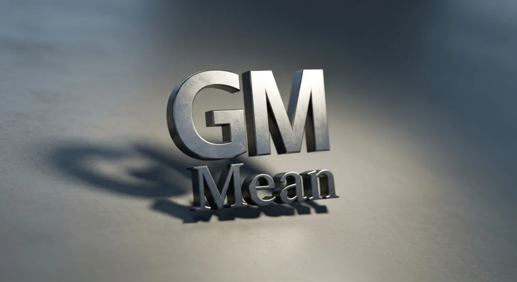 Other Meanings of gm in Text (Context Matters!)