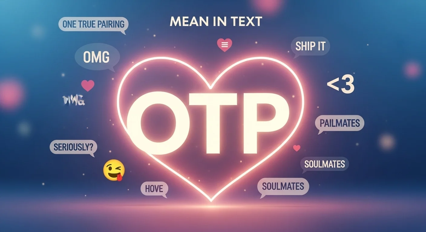 OTP Mean in Text from a Girl