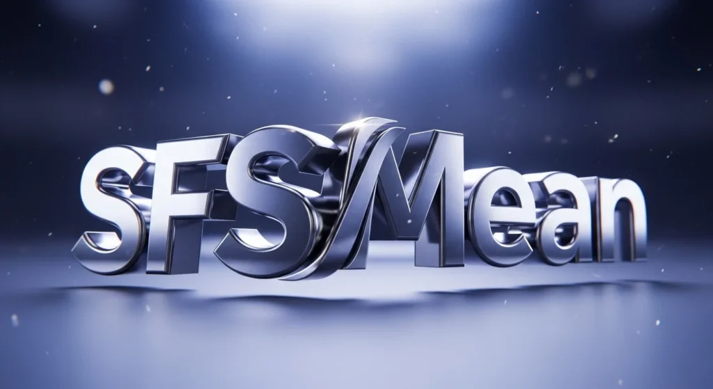 SFS Meaning & Origins — What Does SFS Mean in Text