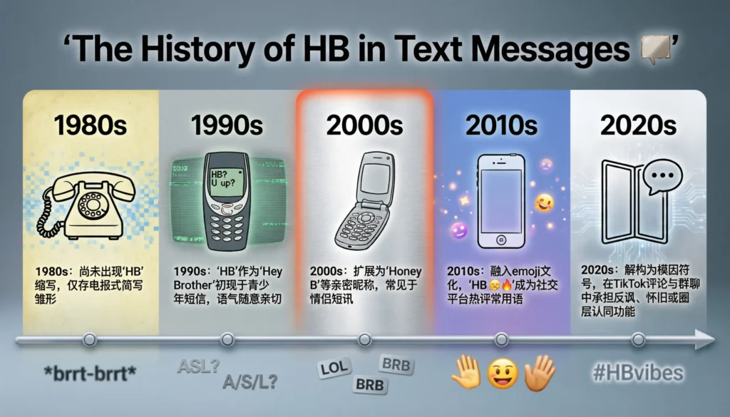 The History of HB in Text Messages 🕰️