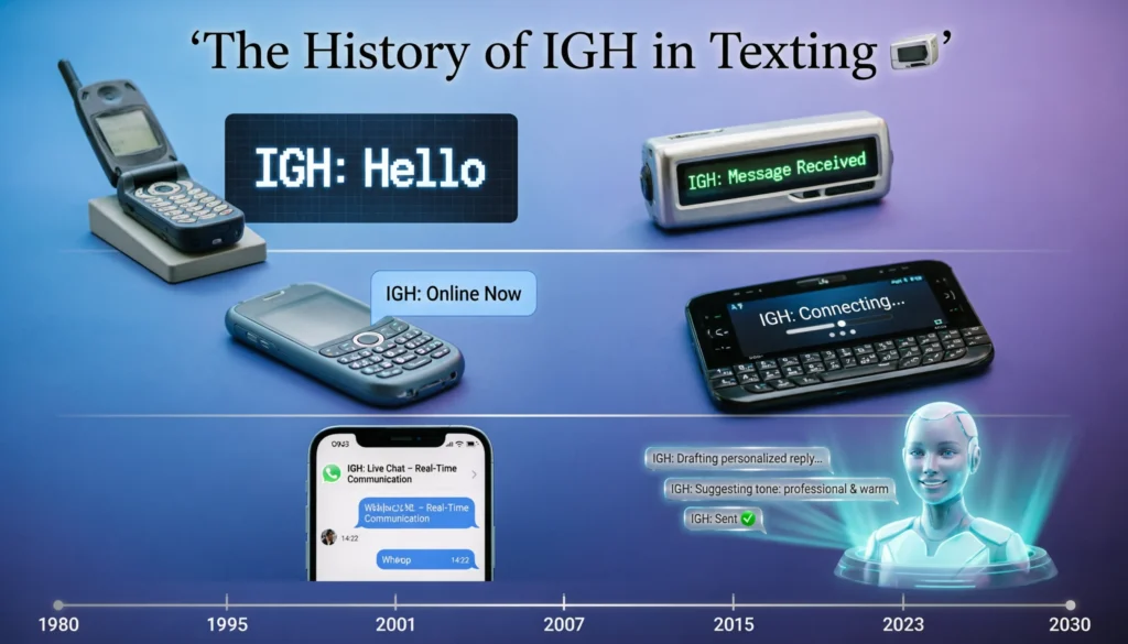 The History of IGH in Texting