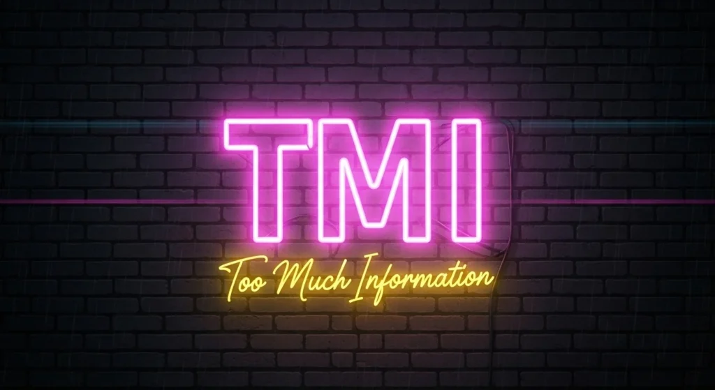 The History of TMI in Text and Internet Culture