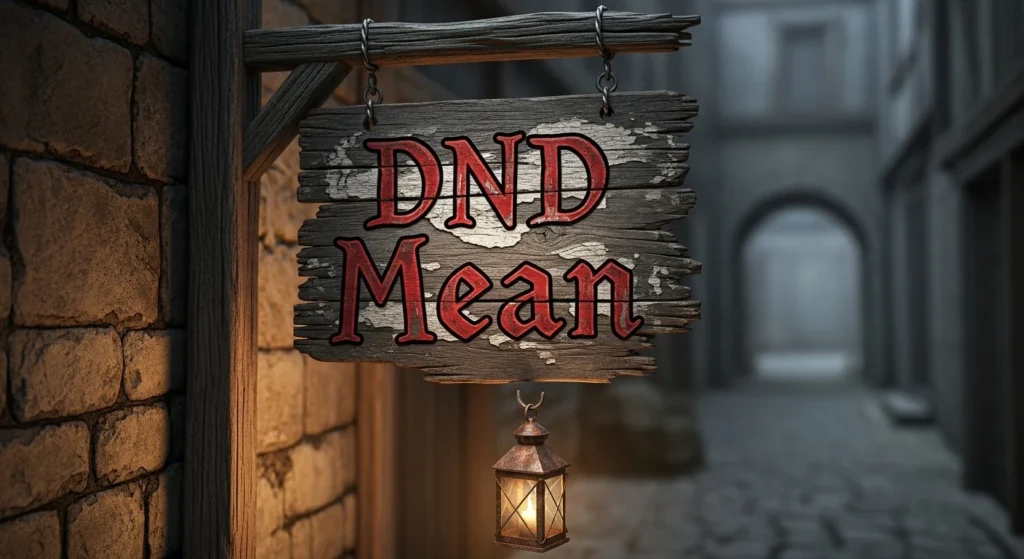 What Does DND Mean in Text? Core Definitions & Variations