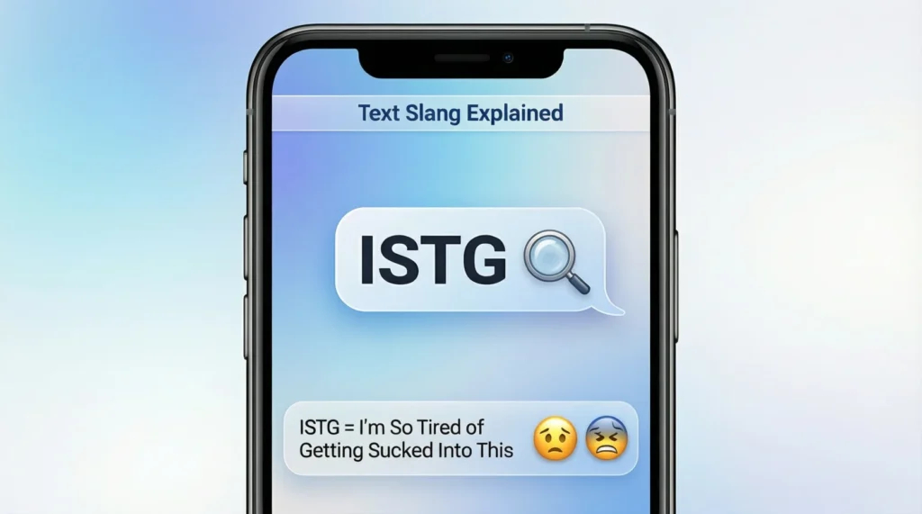 What Does ISTG Mean in Text