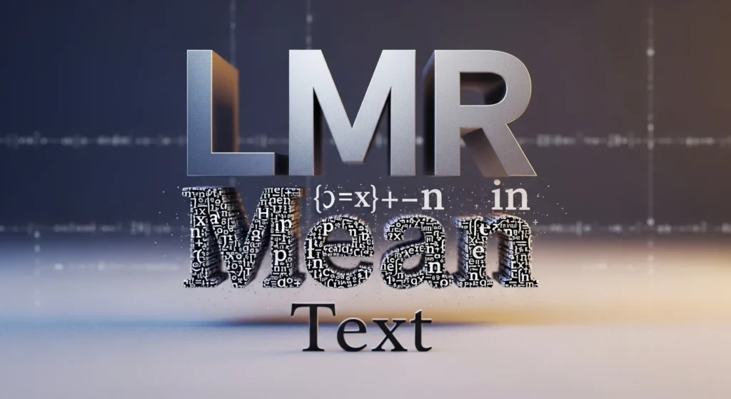 What Does LMR Mean in Text? (Definition & Context)
