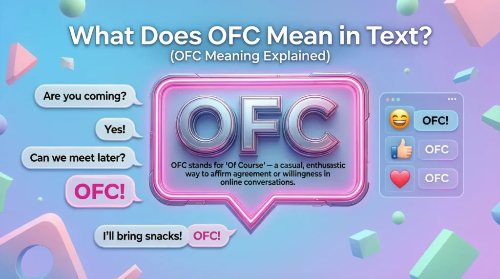 What Does OFC Mean in Text? (OFC Meaning Explained)