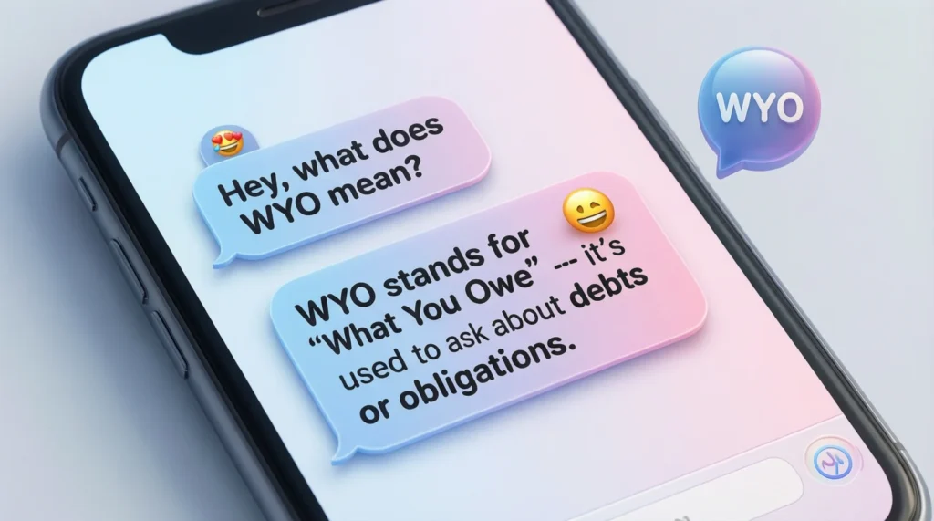 What Does WYO Mean in Text?