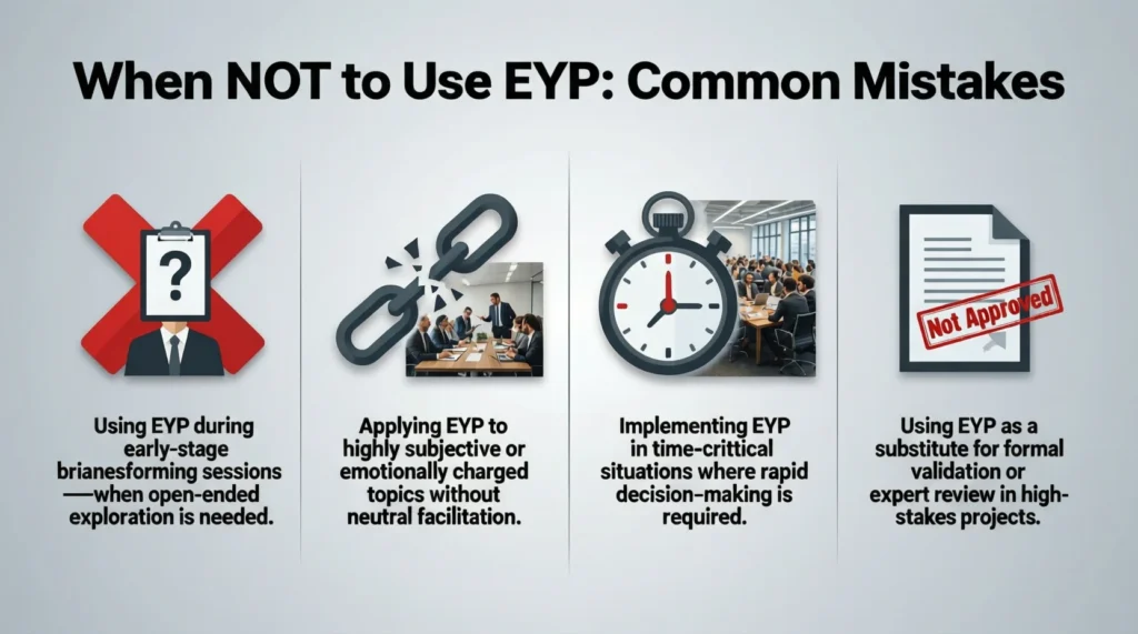 When NOT to Use EYP (Common Mistakes)
