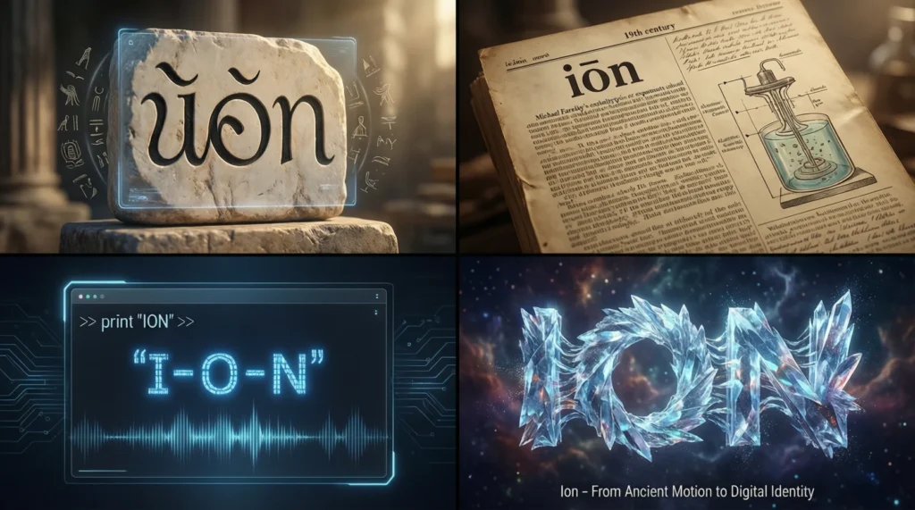 Where Did ION Come From? (History of ION Meaning in Text)