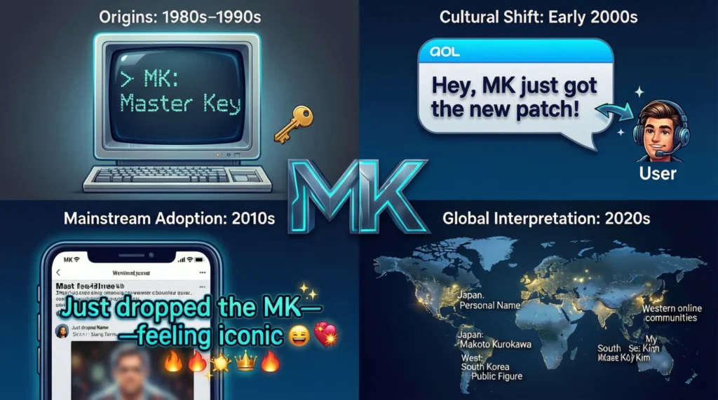 Where Did MK Come From (History of MK Meaning in Text)