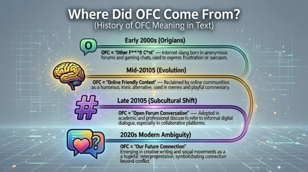 Where Did OFC Come From? (History of OFC Meaning in Text)
