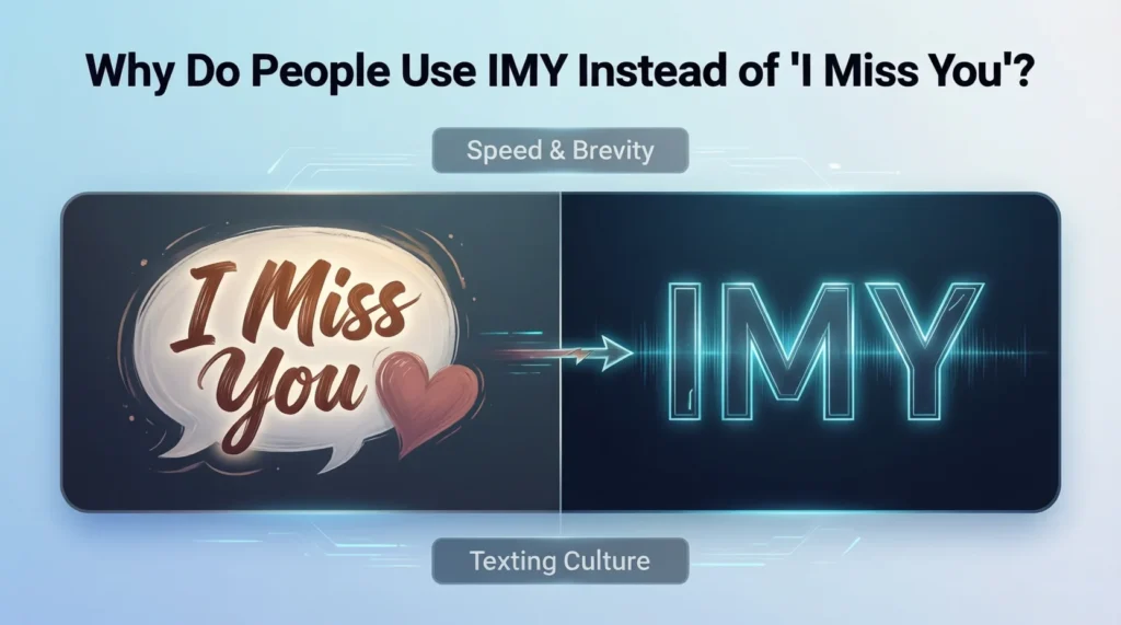 Why Do People Use IMY Instead of “I Miss You”