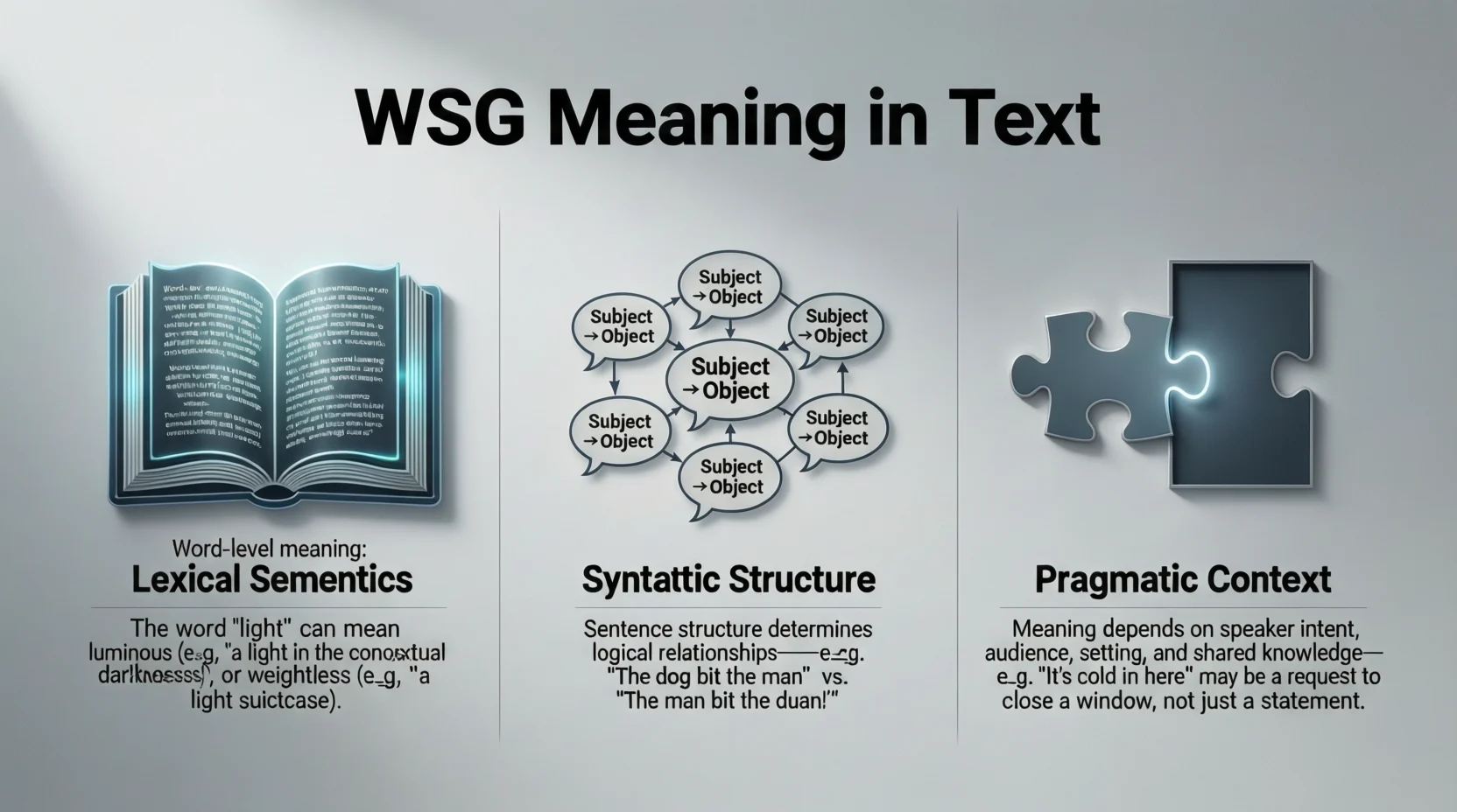 WSG Meaning in Text