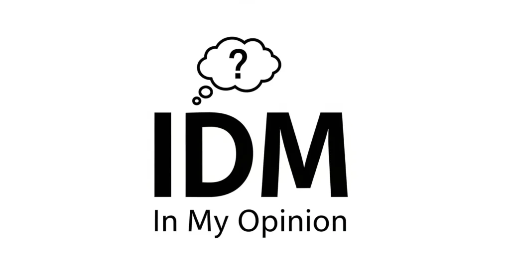Benefits of Using IDM in Text