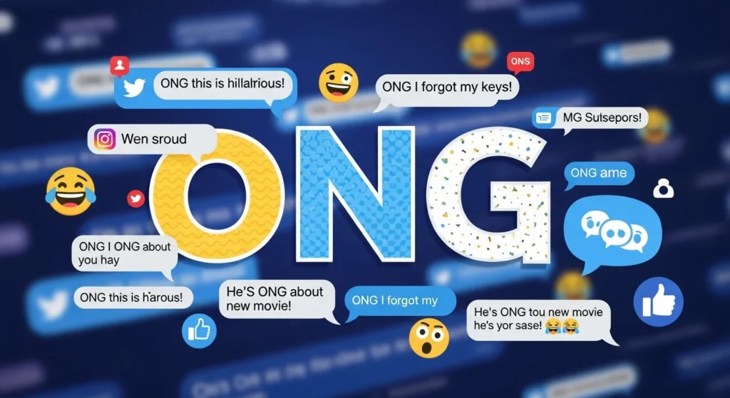 How ONG Is Used in Text & Social Media