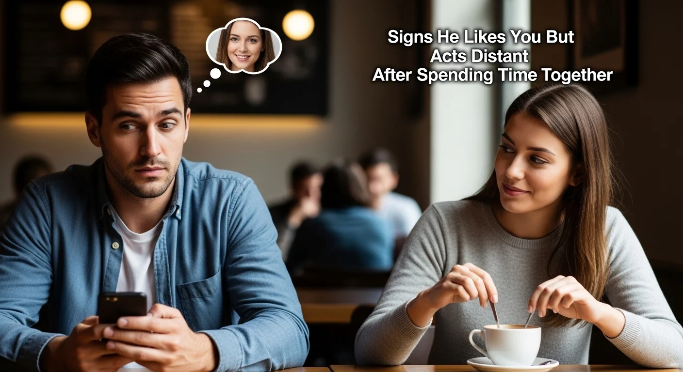 Signs He Likes You But Acts Distant After Spending Time Together