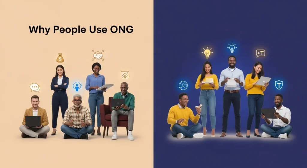 Why People Use ONG — Tone & Impact